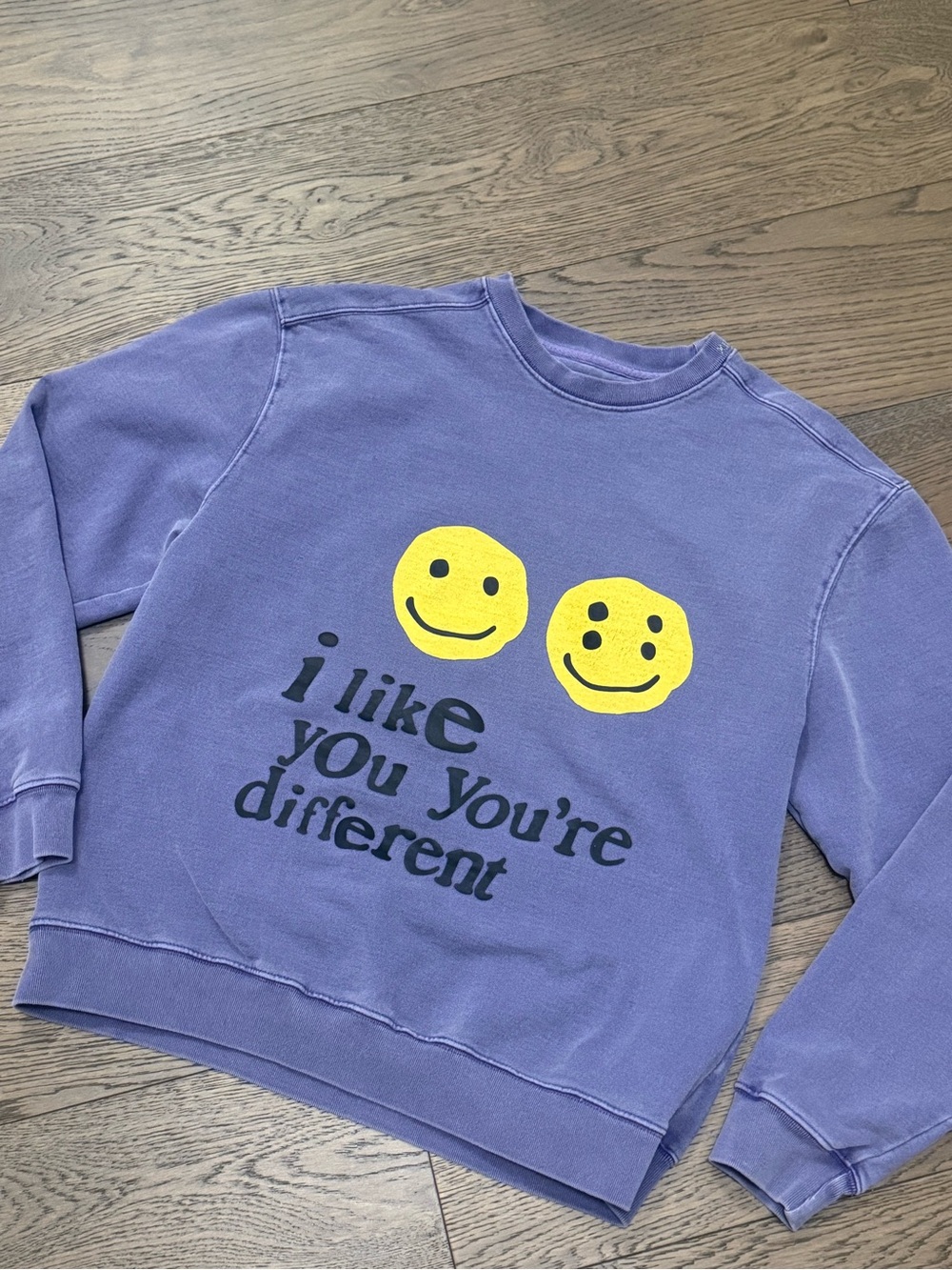 Cactus Plant Flea Market “I like you you’re different” sweatshirt XL unisex